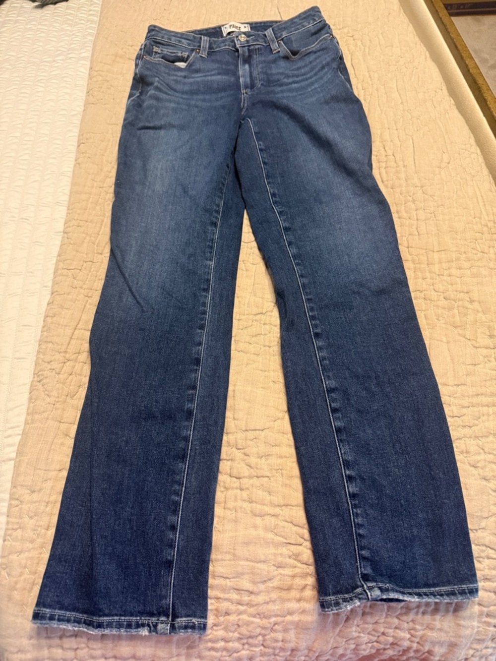 PAIGE Dark Blue Flare Jeans